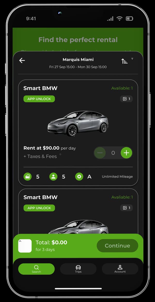 Browse Tesla Fleet interface
